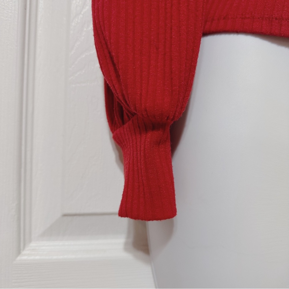 Red Long Blouse - Picture 3 of 6